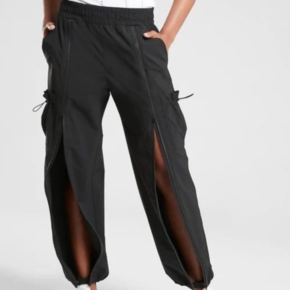 Athleta Stay Fly Pants size MT Black - Picture 4 of 9